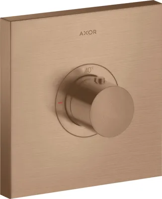 Produktbild von Thermostat AXOR SHOWERSOLUTIONS SQUARE Highflow, Unterputz brushed red gold brushed red gold