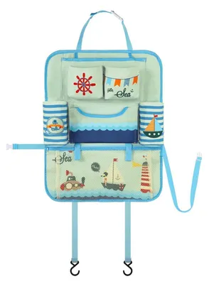 Obrázok produktu pre Organizér do auta, ochrana operadla, pre deti, materiál Oxford, 52x41 cm