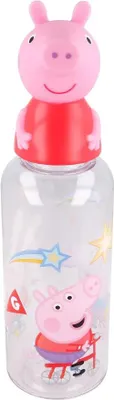 Produktbild von Peppa Wutz George 3D Deckel Kinder Trinkflasche Wasserflasche Flasche 560 ml