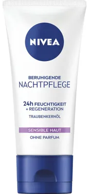 Obrázok produktu pre Nivea Sensitive nočná starostlivosť, pre citlivú pleť, 1 balenie (1 x 50 ml)