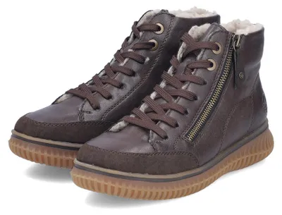 Immagine prodotto di Rieker donna stivaletto stringato marrone, Colore:marrone, Taglia UE:42