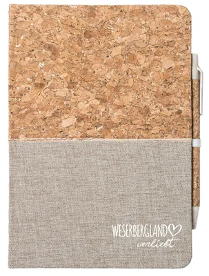 Produktbild von Huuraa Notizbuch A5 Weserbergland verliebt 80 Blatt inkl. Kugelschreiber Tagebuch Geschenkidee
