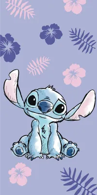 Produktbild von Disney Lilo and Stitch ręcznik kąpielowy ręcznik prysznicowy ręcznik plażowy Alien wielokolorowy 70 x 140 cm 100% bawełna
