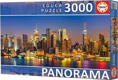 Produktbild von EDUCA Panoramatick puzzle Mrakodrapy v New Yorku 3000 dlků