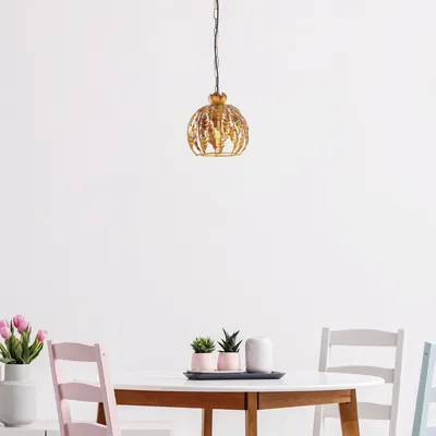 Immagine prodotto di Opviq, Endustriyel- Endustriyel FLG, Colorato, Lampadario, 16 x 16 x 42 cm, Corpo in metallo