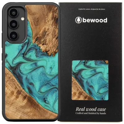 Obrázek produktu pro Dřevěné pouzdro Bewood Unique - Turquoise pro Galaxy A54 5G