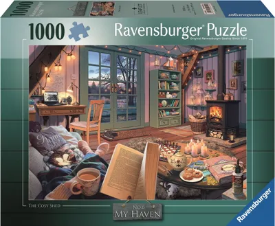 Produktbild von Erwachsenenpuzzle 1000 Teile - Gemütlicher Gartenschuppen