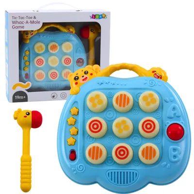 Produktbild von Whac-a-mole Geschicklichkeitsspiel Hammer für Kleinkinder Blau