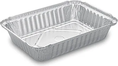 Produktbild von 100x Menü-Schale ungeteilt ALU 862ml 22,2 x 15,8 x 3,8 cm