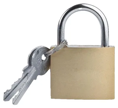 Produktbild von Vorhängeschloss mit 3 Schlüsseln EUROHOME® – 1,5x8,5x13,5cm – perfekt für Heimwerker