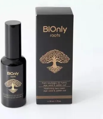 Productafbeelding van Gezichtscrème met Adlerhout en Goudenhout - BIOnly - 50 ml