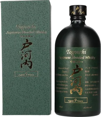 Obrázek produktu pro Togouchi 9letá japonská míchaná whisky 40 % obj. alkoholu, 0,7 l v dárkové krabičce