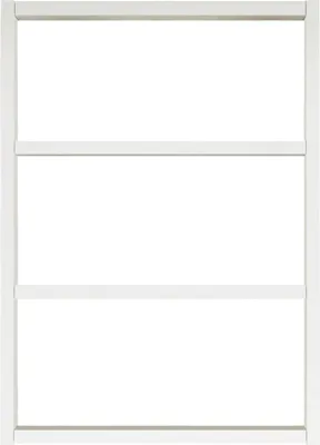Immagine prodotto di Dmora Mensola Krosa 9x43.2x60h cm Bianco Bianco, 3 Ripiani
