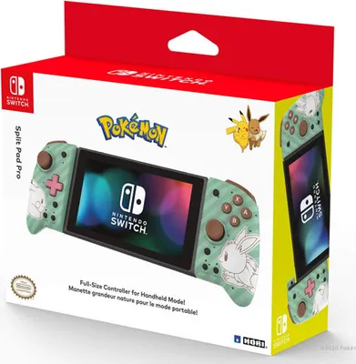 Obrázok produktu pre Hori Split Pad Pro, Gamepad, Nintendo Switch, D-pad, Smerové tlačidlá, Tlačidlo turbo, Hnedá, Zelená, Ruže, Batérie, 65 mm