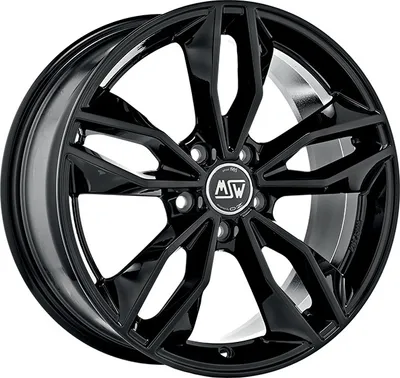 Produktbild von Alufelge Msw Msw 71 7.5X17 5X100 Et 35 Gloss Black