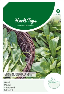 Produktbild von Feldsalat Holländischer Breitblättriger | Salatsamen von Hortitops