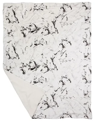 Immagine prodotto di Coperta in microfibra per letto - Morbida e soffice - 150 x 200 cm - Bianco e nero