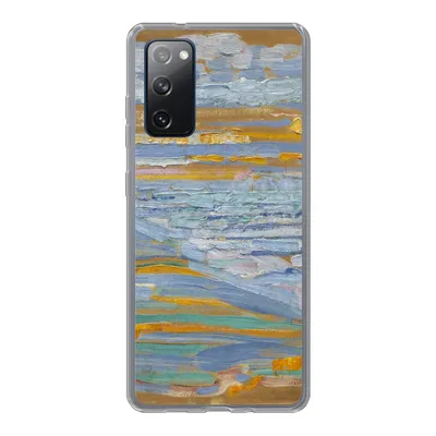 Produktbild von MuchoWow® Handyhülle Schutzhülle Hülle für Samsung Galaxy S20 FE Blick auf den Strand und die Seebrücke von den Dünen aus - Piet Mondrian Silikon Softcase Handy Hülle - Abdeckung