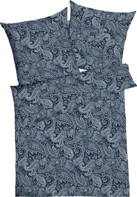 Produktbild von Kaeppel Bettwäsche Glory" blau 1x 135x200 cm + 1x 80x80 cm"