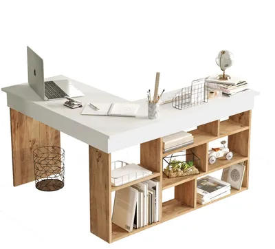 Produktbild von Skye Decor, Ct5-Aw, Schreibtische, Atlantische Kiefer, 129 x 72 x 120 cm