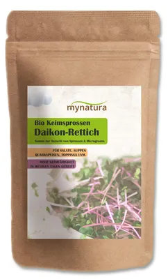 Produktbild von Mynatura Daikon-Rettich Keimsprossen - 500g