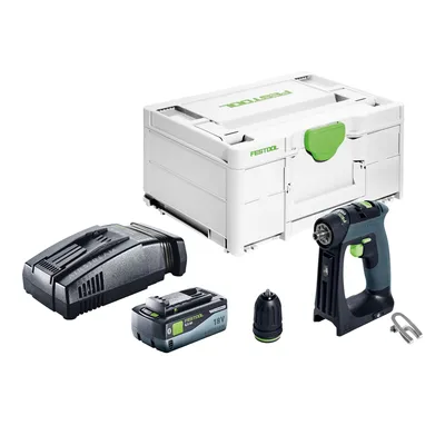 Obrázek produktu pro Akumulátorový vrtací šroubovák Festool CXS 18-Basic 18 V 40 Nm bezkartáčový + 1x akumulátor 8,0 Ah + rychlonabíječka + systainer.
