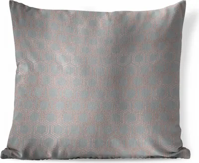 Produktbild von MuchoWow® Zierkissen Sofakissen Wohnzimmer Dekokissen 45x45 cm Sechseck - Linie - Muster - Schlafpolster - Polster für das Sofa