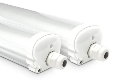 Image de HOFTRONIC - Lot de 2 lampes fluorescentes LED 36W 120 cm IP65 4000K Blanc neutre