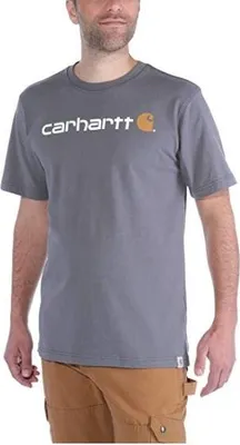 Image de T-Shirt CARHARTT Core Logos/S Gris foncé T.L - S1103361RHL