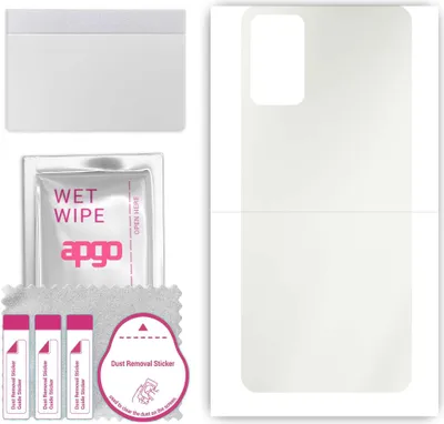 Produktbild von apgo Rückseite Schutzfolie, Matt, kompatibel mit Infinix Note 10 Pro, Hinten Hydrogel-Displayschutzfolie mit Positionierhilfe, kratzfest, einfache Montage