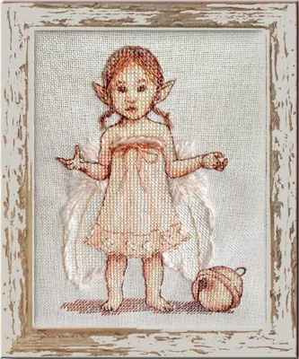 Obrázek produktu pro Nimue - sada křížkového stehu "Feather", počítaný vzor, 154K, 9,5x13,5cm