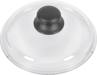 Produktbild von Glasdeckel mit Kunststoffgriff, Ø 20 cm, klar (1 Stück)