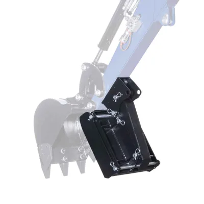 Image de Bras de pelle Scheppach avec griffe de maintien pour mini-pelles EXC1400 | 390 x 380 x 225 mm | Montage facile | Stable et durable