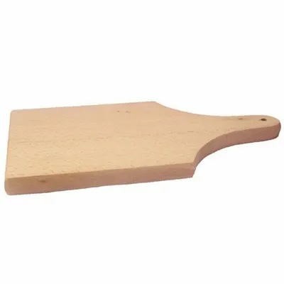 Obrázok produktu pre Doska na krájanie drevená 35x17cm s rukoväťou 51611