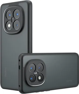 Produktbild von Xiaomi Redmi Note 14 Pro+ Hülle - Coverup Mattes transparentes Back Cover mit Kameraschutz - Schwarz