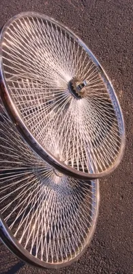 Image de Jeu de roues 140 rayons, avant et arrière, 26 pouces