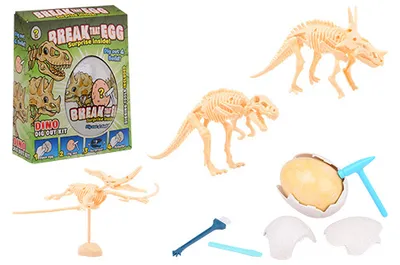 Immagine prodotto di Uovo con scheletro di dinosauro