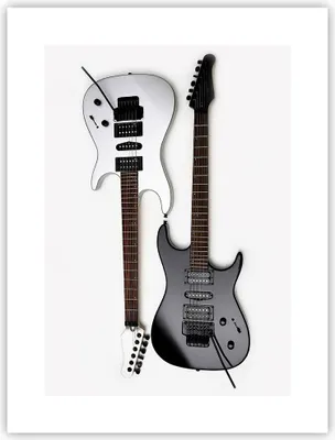 Produktbild von Poster - Poster ohne Rahmen - E-Gitarren Streicher Musikinstrument - 30x40 cm - Wand Bild - Wanddeko - Wandbilder - Kunstposter - Wandposter - Bilder - Kunstdruck - Wandbild - P2XPA30x40-0369