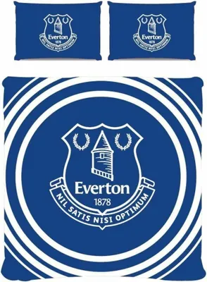 Produktbild von Everton FC - Bettwäsche-Set, Puls BS2467 (Doppelbett) (Weiß/Königsblau)