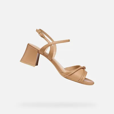 Produktbild von Geox Hellbraune Damensandalen New Eraklia 50 T01 41