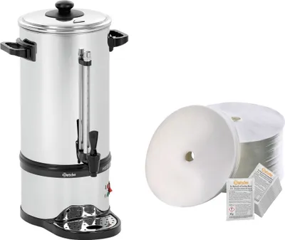 Produktbild von Rundfilter Kaffeemaschine Pro II 60T + 1000 Rundfilter + Entkalker