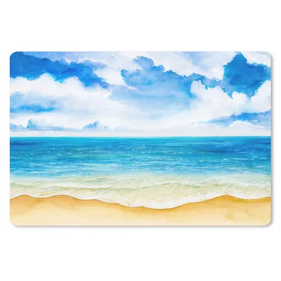Produktbild von MuchoWow® Mauspad Mousepad Strand - Meer - Himmel 27x18 cm - Mousepads - Maus Mat - Pad - Mausunterlage - Büroartikel - Desk Matten