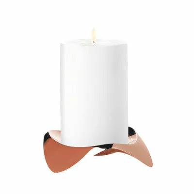 Produktbild von Stelton Papilio Uno Kerzenhalter - copper, Designer Kerzenständer, Edelstahl, x-39-2