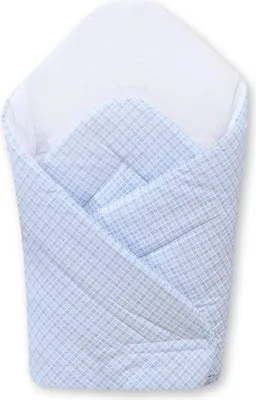 Image de Nid d'ange, nid pour bébé, sûr et confortable pour les nouveaux-nés - Basic Blue Checked