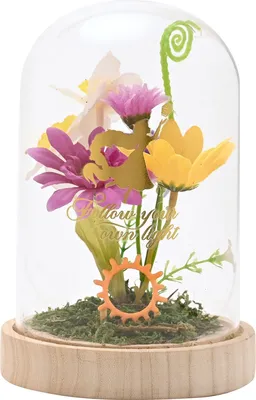 Imagen del producto de Widdop - Princesa Disney - Rapunzel - Campana floral con luz neón