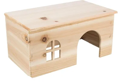 Produktbild von Ollesch Nagerhaus Holz 40 x 20 x 23 cm