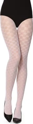 Image de Collants Merry Style pour femmes 40 DEN GI1102 (blanc, L) .