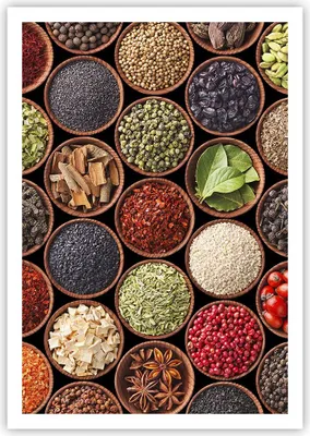 Produktbild von Poster - Poster ohne Rahmen - Gewürz Küche - 70x100 cm - Wand Bild - Wanddeko - Wandbilder - Kunstposter - Wandposter - Bilder - Kunstdruck - Wanddekoration - Wandbild - P2XPA70x100-3600