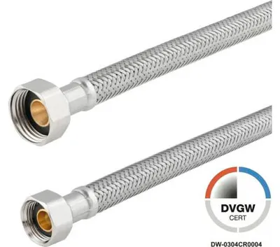 Produktbild von veporit Flexschlauch 1/2 IG x 3/8" IG x 300 mm DVGW "
