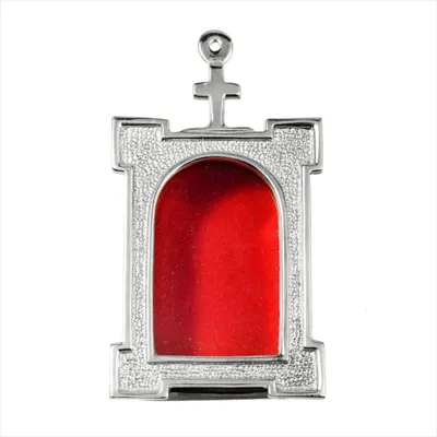 Produktbild von Monstranz Wandreliquiar H 11cm Silbern Reliquien Hausaltar Relikthalter Neu 2904